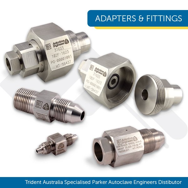 Parker Autoclave Engineers adapters and fittings in stock!