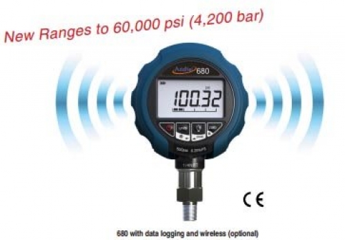 Additel ADT680W-25-GP15K-BAR-N-N Wireless Digital Pressure Gauge